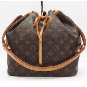 LOUIS VUITTON Monogram M40818 Petit Noe Shoulder Bag + Free Starbucks Gift Card